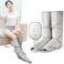 Hiciti Leg Massager With Heat Air Compression Massage For Foot &amp; Calf Helpful For Circulation And Muscles Relaxation, Massage For Calves Legs Ankles And Feet 3 Intensities 6 Modes