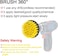 Generic 3Pc Car Cleaning Brush Car Detailing Brush Drill Brush With Drill Attachment Tub Cleaner Scrubber Cleaning Brushes Automotive Detailing Spin Scrubber Set
