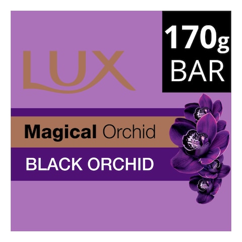 Lux Magical Orchid Black Orchid And Juniper Bar Soap Purple 170g