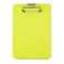 Saunders Hi-Vis Yellow SlimMate Plastic Storage Clipboard with Low Profile Clip - Portable Mobile Organizer for Home, Office, and Business Use (00573)