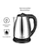 Sonashi Cordless Electric Kettle 1500W With 4-Slice Grill Sandwich Maker, 1.8L, 2000W, SGT-854/SKT-1804, Bundle, Black/Silver