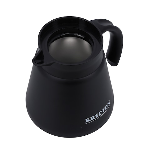 Krypton Stainless Steel Coffee Pot, 600ml Capacity, KNVF6329 - Double Vacuum Insulation, Stainless Steel Pot, 2 Years Warranty, Heat Cold Retention, BPA Free
