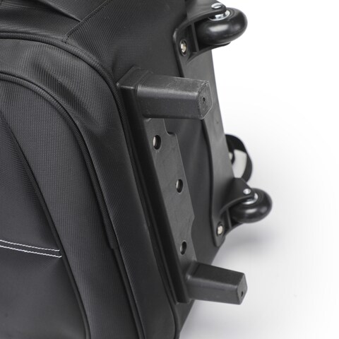 Senator Rolling Trolley Backpack Unisex Carryon Luggage 21 Inch Laptop Travel Suitcase Business Bag College Student KH8044 Black