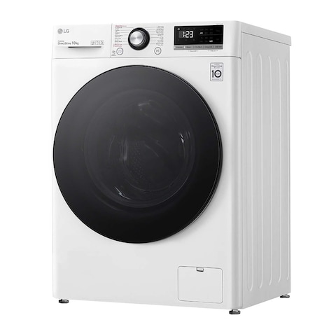Lg F4Y3RYGYWV Front Loading Washing Machine with AI DD technology - 10 Kg - White