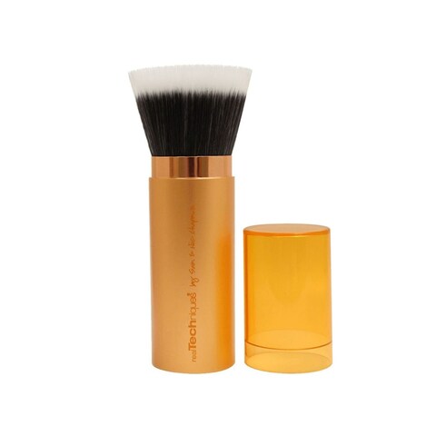 Buy Real Techniques Retractable Bronzer Brush Gold/Black/White in Saudi Arabia