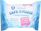 Natracare Safe To Flush Moist Tissues, Made Of 100% Paper And An Organic And Natural Formula With Aloe Vera And Witch Hazel, Sewer Safe, Flushable Wipes (1 Pack, 30 Wipes Total)