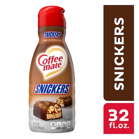 Nestle Coffee Mate Snickers Liquid Coffee Creamer 946ml
