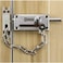 Robustline Door Chain Guard Gate Latches Safety Door Lock with Anti-Theft Chain Door Chain Locks Aluminium Brass
