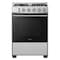 Hisense 4 Burners Gas Cooker HFG60121X Silver