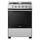 Hisense 4 Burners Gas Cooker HFG60121X Silver