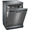 Siemens iQ300 Free-standing Dishwasher SN23HC65MM Black Inox 60cm