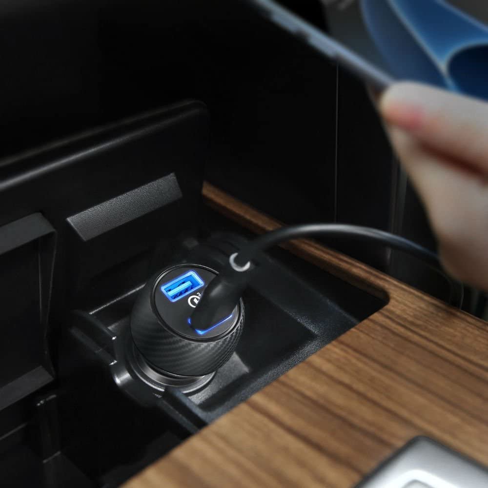 Buy Anker Powerdrive 2 Qc Black Online | Carrefour KSA