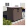 Cosmoplast Cedargrain Storage Shed Dark Brown 850L