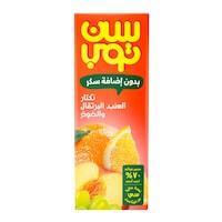 Suntop Grape Orange & Peach Nectar No Added Sugar 180 ml