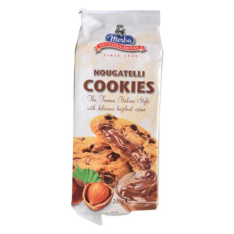 Merba Patisserie Nougatelli Cookies 200g