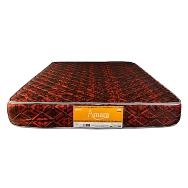 Bobmil Amara Supreme Heavy Duty Quilted With Tape Edge Foam Mattress  4Ft X 6Ft X 8 Inches Maroon