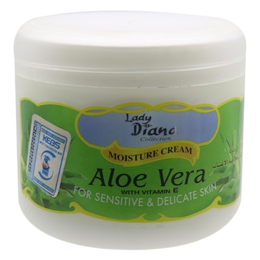 Lady Diana Sensitive And Delicate Aloe Vera Moisturizing Cream 300ml