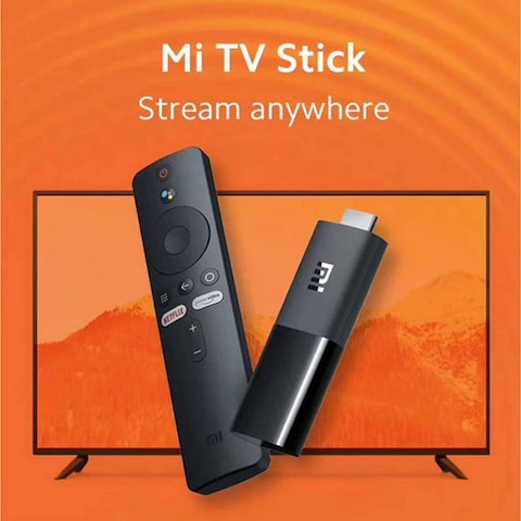 Xiaomi Mi TV Stick, 4K, Portable Streaming Media Player Powered By Android 11, Google Assistant &amp; Smart Cast Dolby &amp; DTS Surround Sound Supported, Black, Pfj4130Uk