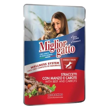 Miglior Gatto Beef And Carrots 100g