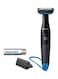 Philips - Bodygroom Series 1000 Body Groomer For Men - BG1024/16 Black/Blue