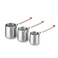 Korkmaz vertex teapot 3 pieces red