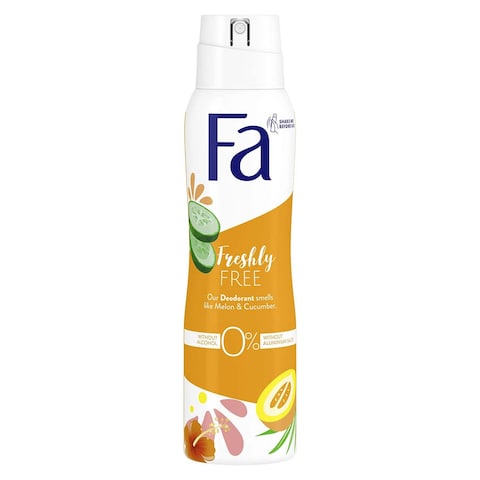 Buy Fa Deodorant Spray with Cucumber and Melon Scent for Women - 150 ml in Egypt