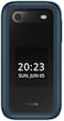 Nokia 2660 Flip Feature Phone With 2.8&quot; Display, 4G Connectivity, Hearing Aid Compatibility (Hac), Built-In Camera, MP3 Player, Wireless FM Radio And Classic Games (Dual SIM), Blue