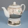 Ramdan Design  Porcelain Teapot ,Teaware  for Tea/Coffee/Milk/Women/Office/Home/Gift (Green and gold design)(L-19*W-7*H-14CM)