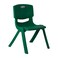 Esqube Baby Chair, Kids Plastic School Study Chair, Green - Pack Of 2