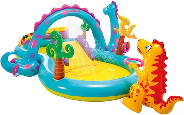 Intex Dino Slide &amp; Pool, Multi-Colour, 57135