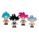 Dragonball Super Goku Plush Doll Assorted 4 PCS