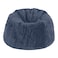 In House Kempes Fur Bean Bag Chair - Medium - Blue