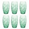 Oriente Acqua Blue Water Tumbler X6