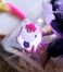 Unicorn Night Light White and Pink with Blinking Colorful Lights 13cm
