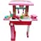 Little Chef 2-in-1 Kitchen Playset, Kitchen Utensil Set with Case, Multi-Colour with Lights and Sound


