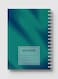 Lowha Spiral Notebook With 60 Sheets And Hard Paper Covers With Minimalist Gradient Design, For Jotting Notes And Reminders, For Work, University, School