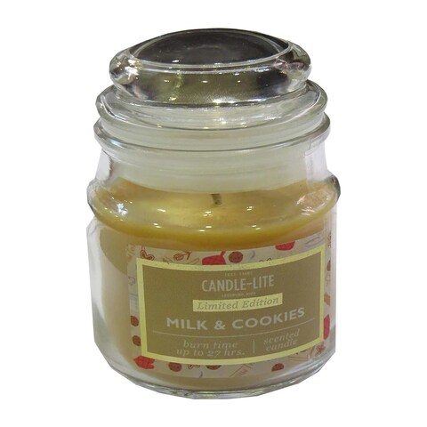 Kantawy Trade Candle Lite Jar - Milk and Cookies Scent - 85 gram