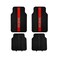 Sparco - Universal Pvc Car Mats Black/Red
