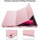 HYX New iPad 10th Generation Case 10.9'' 2022 with Pencil Holder, Soft TPU Back Smart Trifold Stand Case Cover For 2022 iPad 10th Gen 10.9 inch, Pink