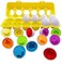 J-Hong Matching Eggs, Toddler Toys Educational Color &amp; Recognition Skills Study Toys, For Learn Shape Match Egg Set, Age 2 Years Old And Up Kid Baby Boy Girl. (12 Eggs)