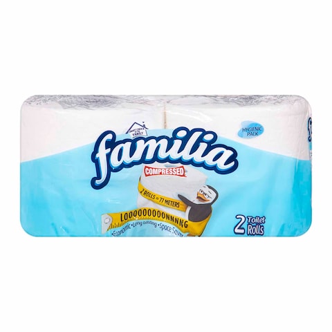Familia Compressed Toilet Rolls - 2 Roll
