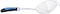 Raj Stainless Steel Skimmer With Nylon Handle Silver 15cm