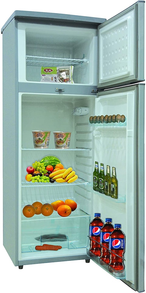 NIKAI Double Door Refrigerator 170L NRF170DN3M Silver (Installation not Included)