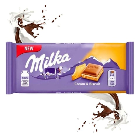 Milka Cr&szlig;me &amp; Biscuit 100G