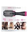 One Step Hair Dryer With 4 Clips Black/Pink