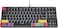 HXSJ L600 87 Keys Wired Mechanical Keyboard Two-color Injection Keycap White Backlight Detachable Type-C Cable (Black)
