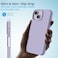 Remson Mag-X Magnetic Hybrid Protective Silicone Case Military Grade Protection For iPhone 14 (Purple)
