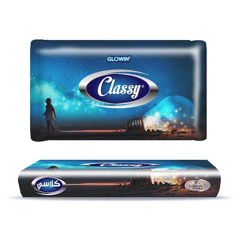 Classy Glowin Facial Tissues - 120 Tissues - 4 Pieces