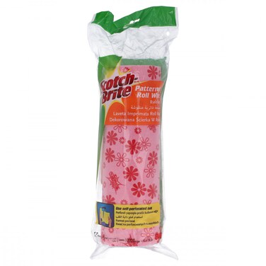 Scotch Brite Patterned Roll Wipe 12 Sheets