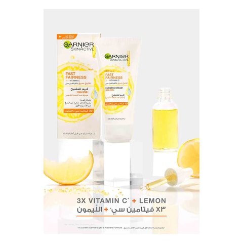 Garnier Fairness Cream Fast Fairness Vitamin C 25ml